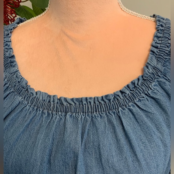 🦋Style and Co. denim dress size small - Picture 3 of 9